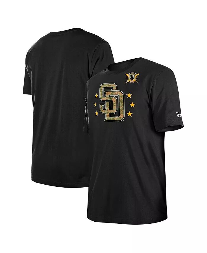 Мужская черная футболка San Diego Padres 2024 — День Вооружённых Сил New Era, черный
Мужская черная футболка San Diego Padres 2024 — День Вооружённых Сил New Era, черный