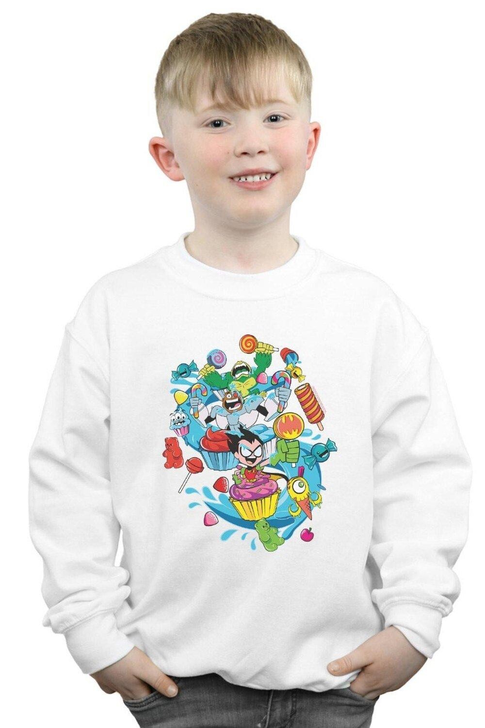 Толстовка Teen Titans Go Candy Mania DC Comics, белый
Толстовка Teen Titans Go Candy Mania DC Comics, белый