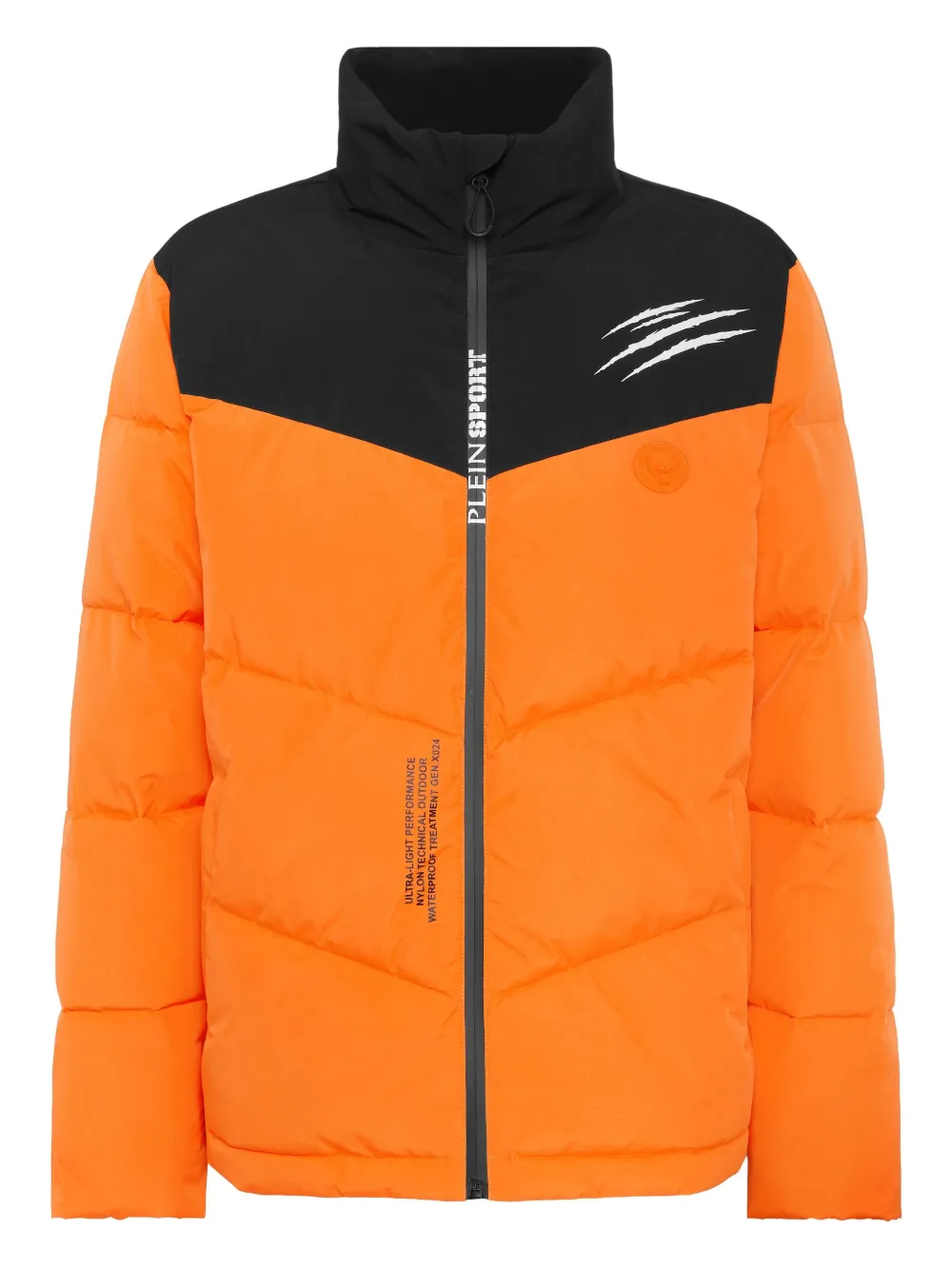 Пуховик scratch Plein Sport, оранжевый
Пуховик scratch Plein Sport, оранжевый