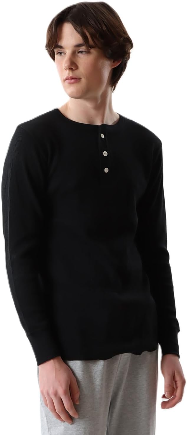 Мужская футболка с длинным рукавом Hanes, теплое нижнее белье для холодной погоды, изготовлена из мягкой хлопковой смеси с вафельной вязкой, воротник-стойка, HM4-Q502, черный
Мужская футболка с длинным рукавом Hanes, теплое нижнее белье для холодной погоды, изготовлена из мягкой хлопковой смеси с вафельной вязкой, воротник-стойка, HM4-Q502, черный