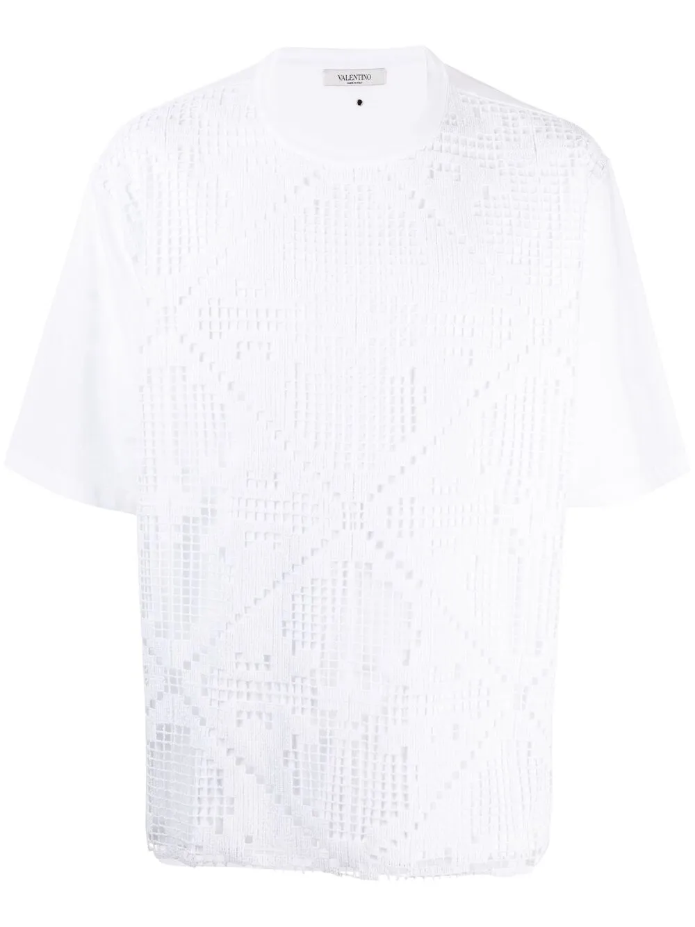 Футболка со вставкой в технике кроше VALENTINO GARAVANI, белый
Футболка со вставкой в технике кроше VALENTINO GARAVANI, белый