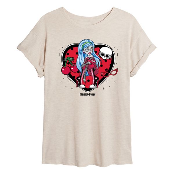 Футболка Monster High Alumni Ghoulia оверсайз для подростков Licensed Character, бежевый 
Футболка Monster High Alumni Ghoulia оверсайз для подростков Licensed Character, бежевый