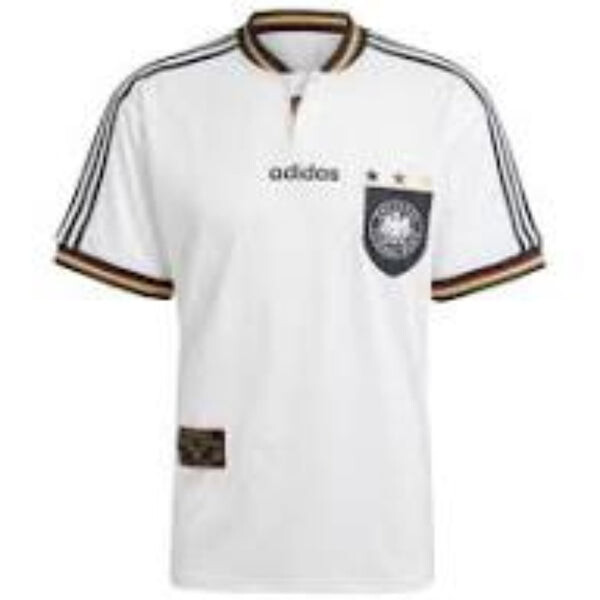 Футболка Германия 1996 домашняя футболка азия размеры Adidas, белый
Футболка Германия 1996 домашняя футболка азия размеры Adidas, белый