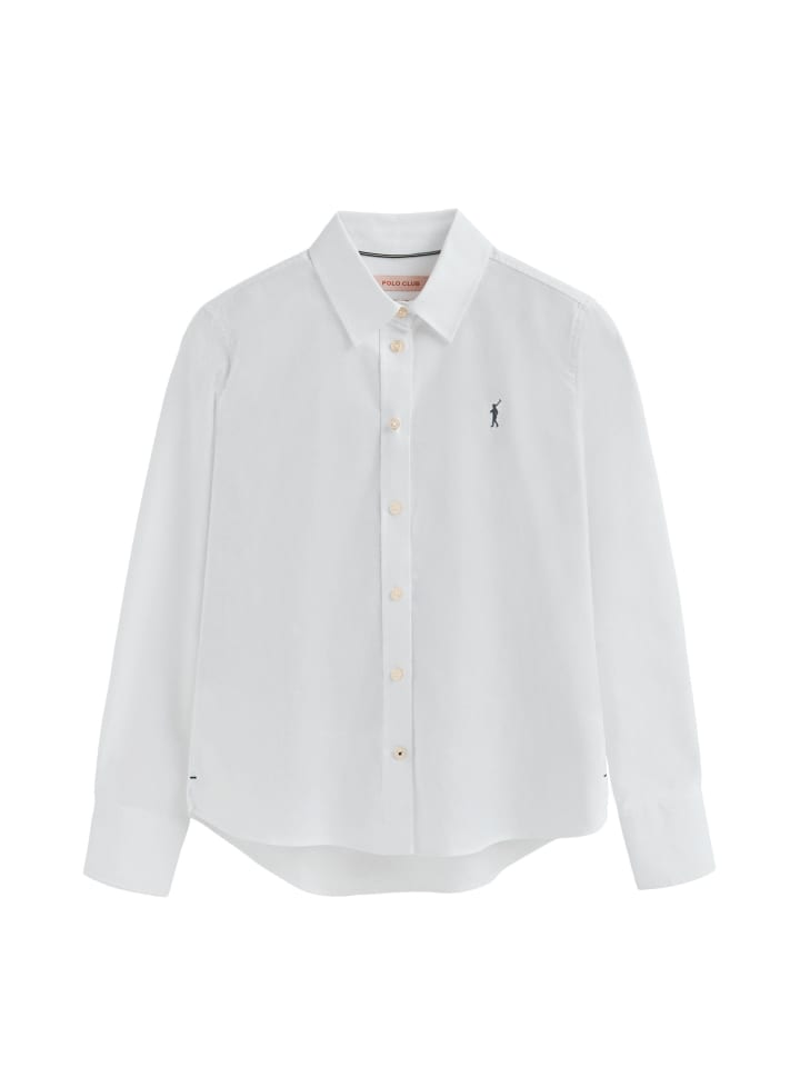 Polo Club Белая футболка с длинными рукавами
Polo Club Белая футболка с длинными рукавами