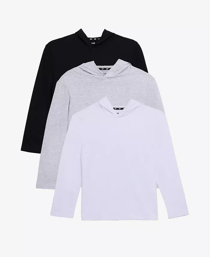 Комплект из 3 базовых футболок с капюшоном и длинным рукавом для детей и мальчиков XRAY, черный
Комплект из 3 базовых футболок с капюшоном и длинным рукавом для детей и мальчиков XRAY, черный