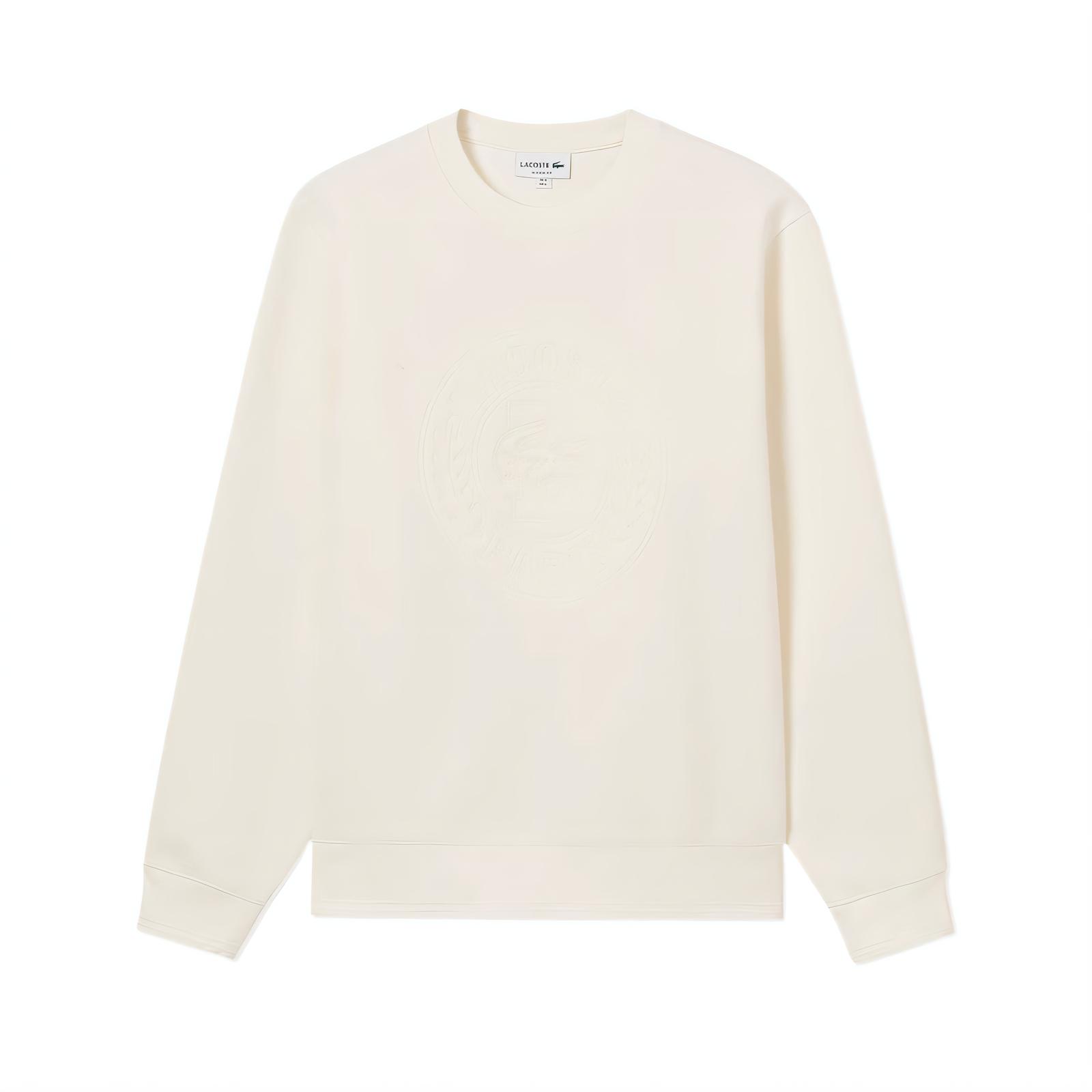 Свитшот с тисненым логотипом LACOSTE, белый
Свитшот с тисненым логотипом LACOSTE, белый