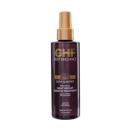 Легкая несмываемая сыворотка Deep Brilliance Shine Serum, 177 мл, Chi
Легкая несмываемая сыворотка Deep Brilliance Shine Serum, 177 мл, Chi