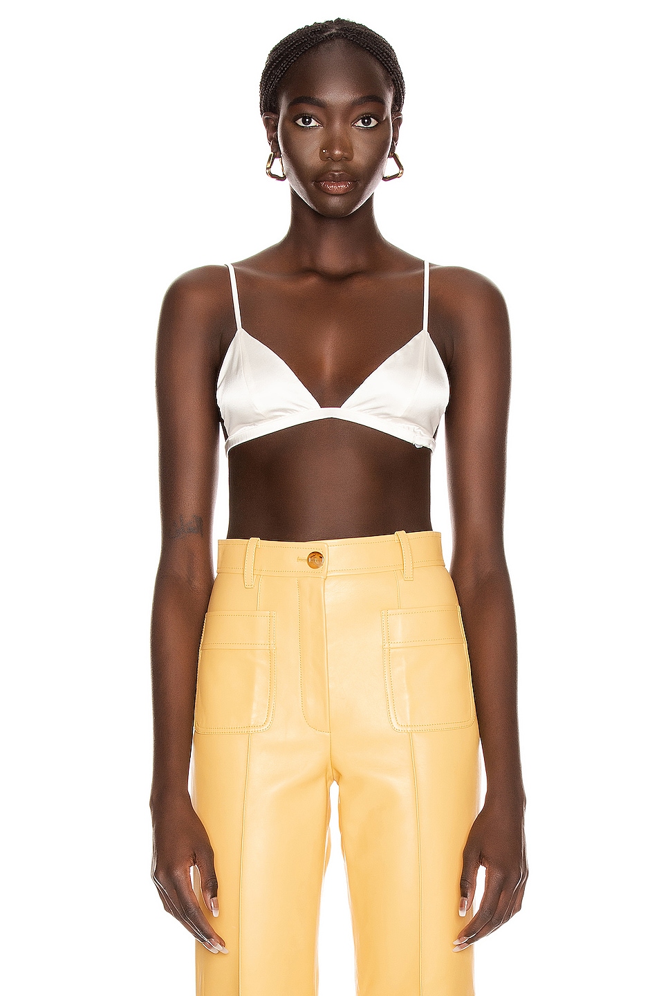 Роскошный бюстгальтер с треугольными чашками fleur du mal, слоновая кость
Роскошный бюстгальтер с треугольными чашками fleur du mal, слоновая кость