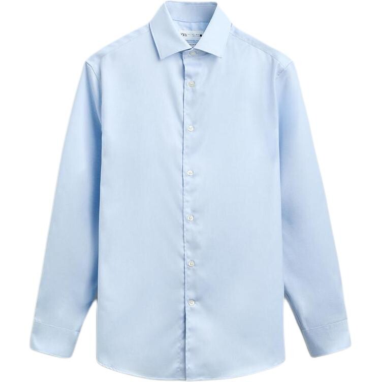 Рубашка мужская небесно-голубая Zara, голубой
Рубашка мужская небесно-голубая Zara, голубой