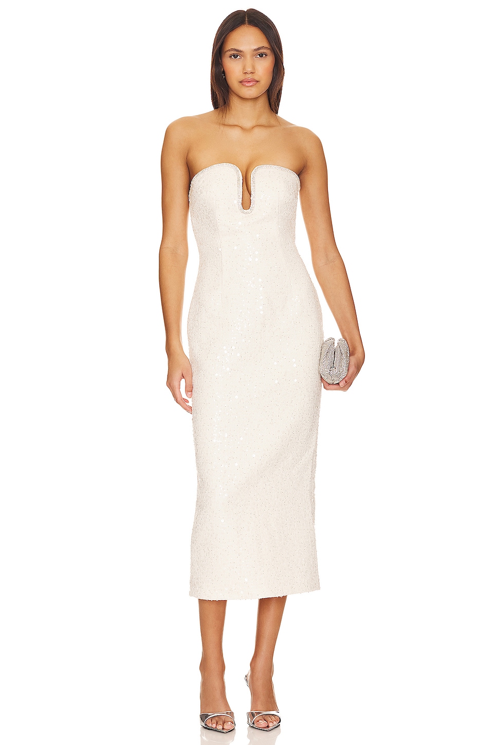 Платье миди из букле с пайетками Self-Portrait, бежевый
Платье миди из букле с пайетками Self-Portrait, бежевый