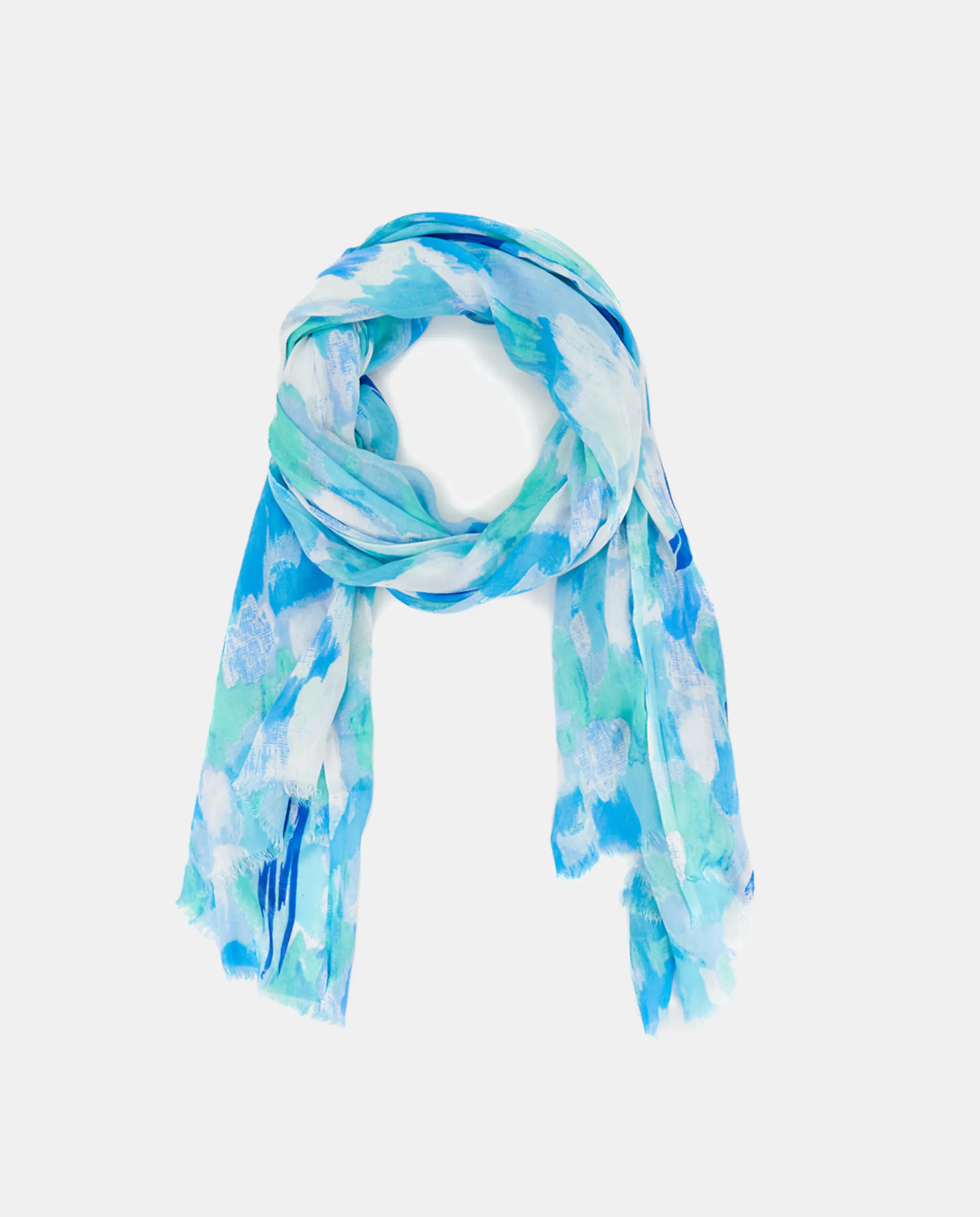 Шарф Oceans Diary из вискозы с абстрактным принтом Abbacino, синий
Шарф Oceans Diary из вискозы с абстрактным принтом Abbacino, синий