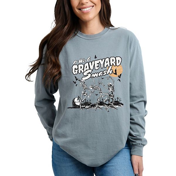 Гарнитурный лонгслив с принтом скелета Graveyard smash Simply Sage Market, Grey
Гарнитурный лонгслив с принтом скелета Graveyard smash Simply Sage Market, Grey