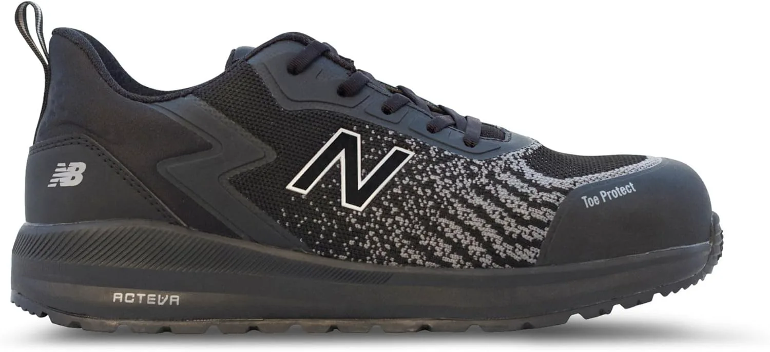 Мужские защитные туфли New Balance с композитным носком Speedware - противоскользящие, стойкие к проколам, защита от электрического поражения, черный
Мужские защитные туфли New Balance с композитным носком Speedware - противоскользящие, стойкие к проколам, защита от электрического поражения, черный