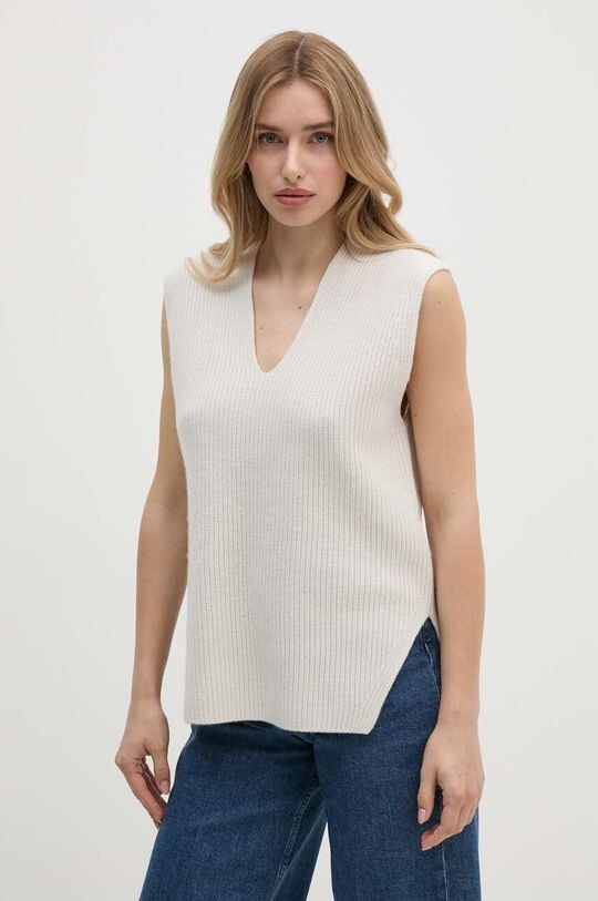 Шерстяной жилет Calvin Klein, бежевый
Шерстяной жилет Calvin Klein, бежевый