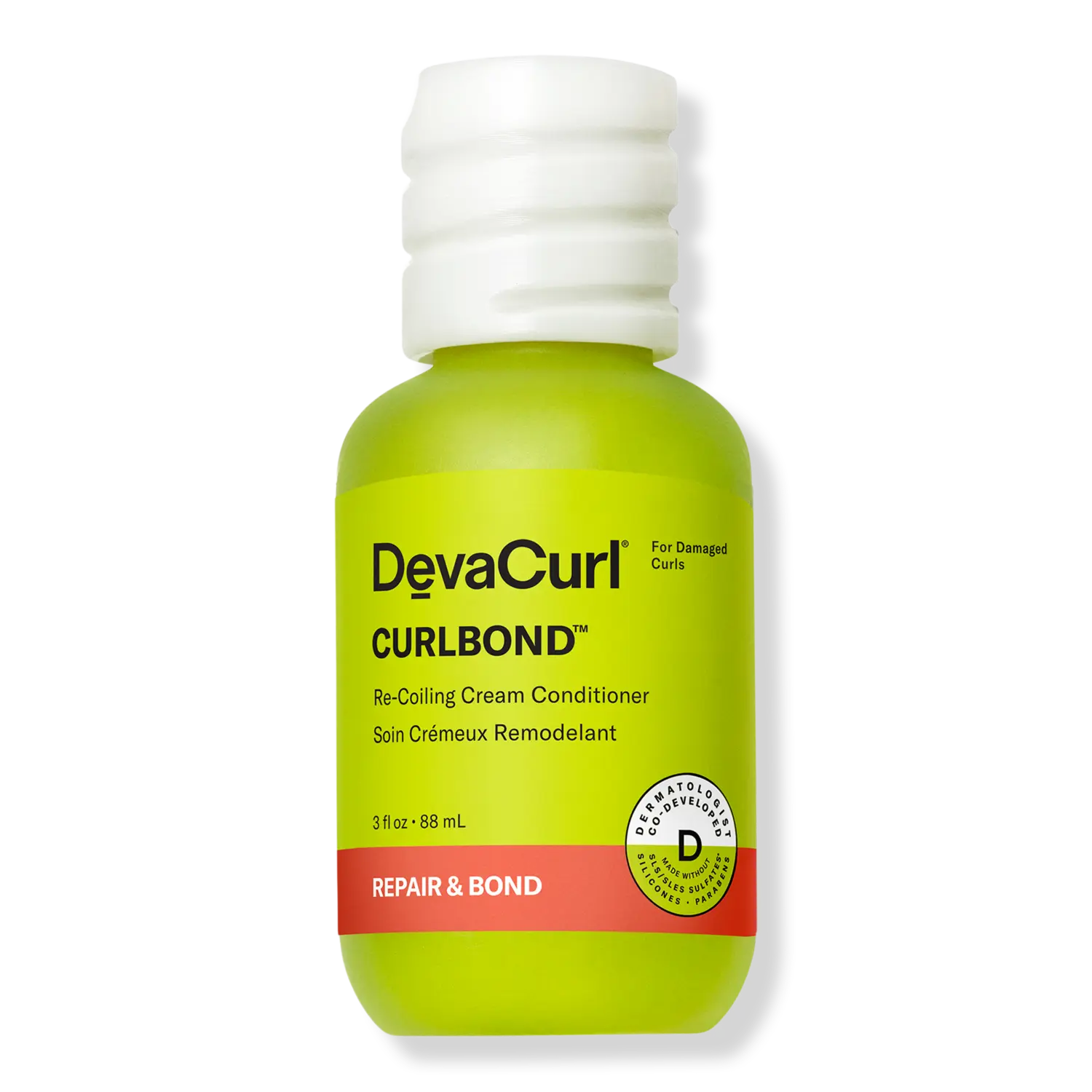 Крем-кондиционер для восстановления формы волос CURLBOND DevaCurl, 3.0 oz
Крем-кондиционер для восстановления формы волос CURLBOND DevaCurl, 3.0 oz