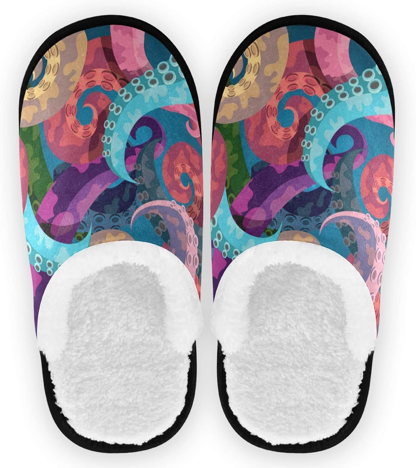 Тапочки viseunny для женщин и мужчин, забавные зимние теплые домашние тапочки с эффектом памяти, из хлопка, мягкие плюшевые флисовые тапочки на каждый день, унисекс Visesunny, Colorful Octopus
Тапочки viseunny для женщин и мужчин, забавные зимние теплые домашние тапочки с эффектом памяти, из хлопка, мягкие плюшевые флисовые тапочки на каждый день, унисекс Visesunny, Colorful Octopus
