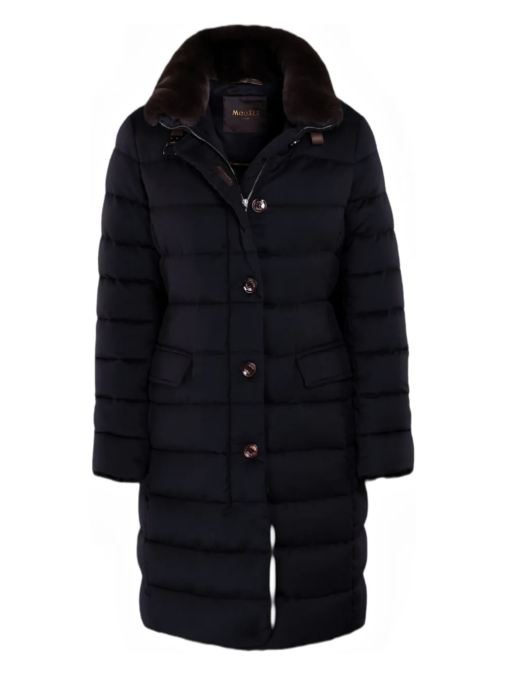 Стеганое пальто с воротником из искусственного меха Moorer, синий
Стеганое пальто с воротником из искусственного меха Moorer, синий