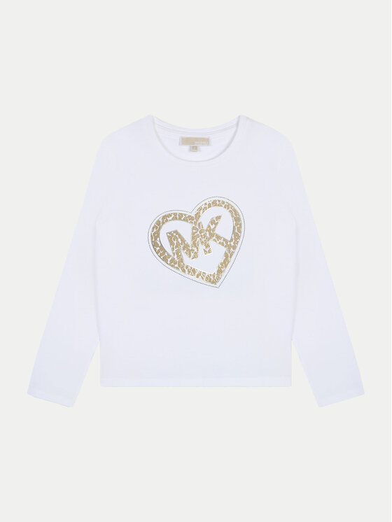 Блузка обычного кроя R30144 D Michael Kors Kids, белый 
Блузка обычного кроя R30144 D Michael Kors Kids, белый