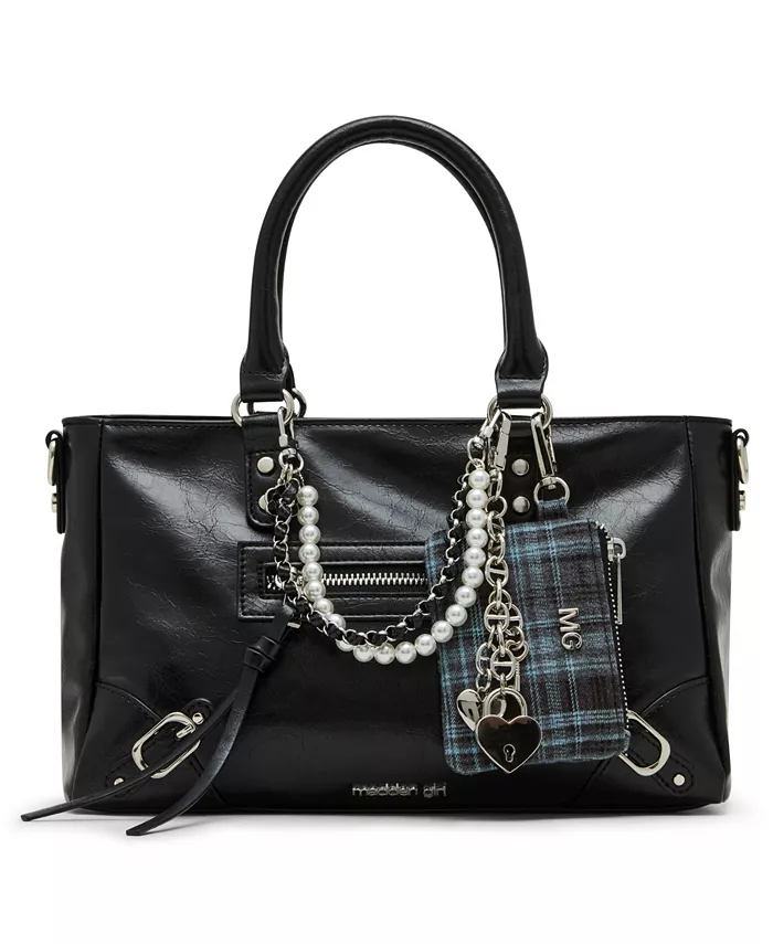 Фиолетовая сумочка с жатой молнией Madden Girl, черный
Фиолетовая сумочка с жатой молнией Madden Girl, черный