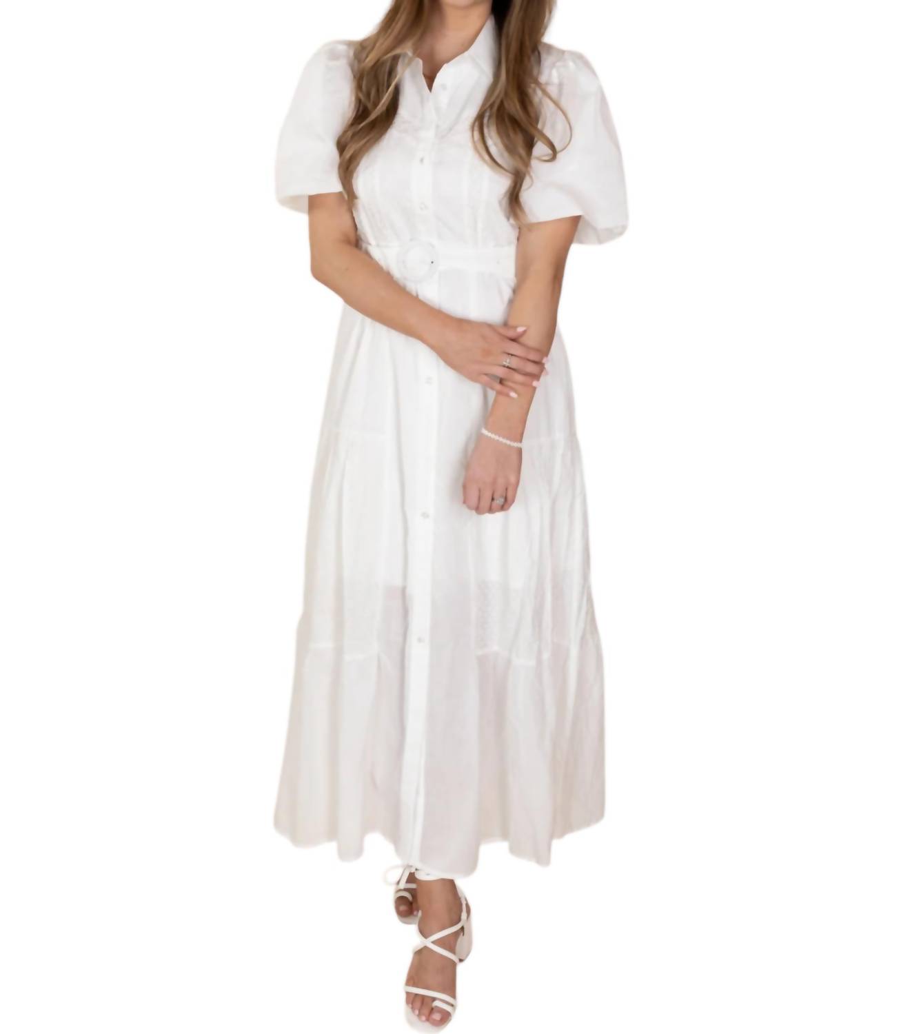 Платье-миди Lyla Swiss Dot белого цвета lalavon
Платье-миди Lyla Swiss Dot белого цвета lalavon