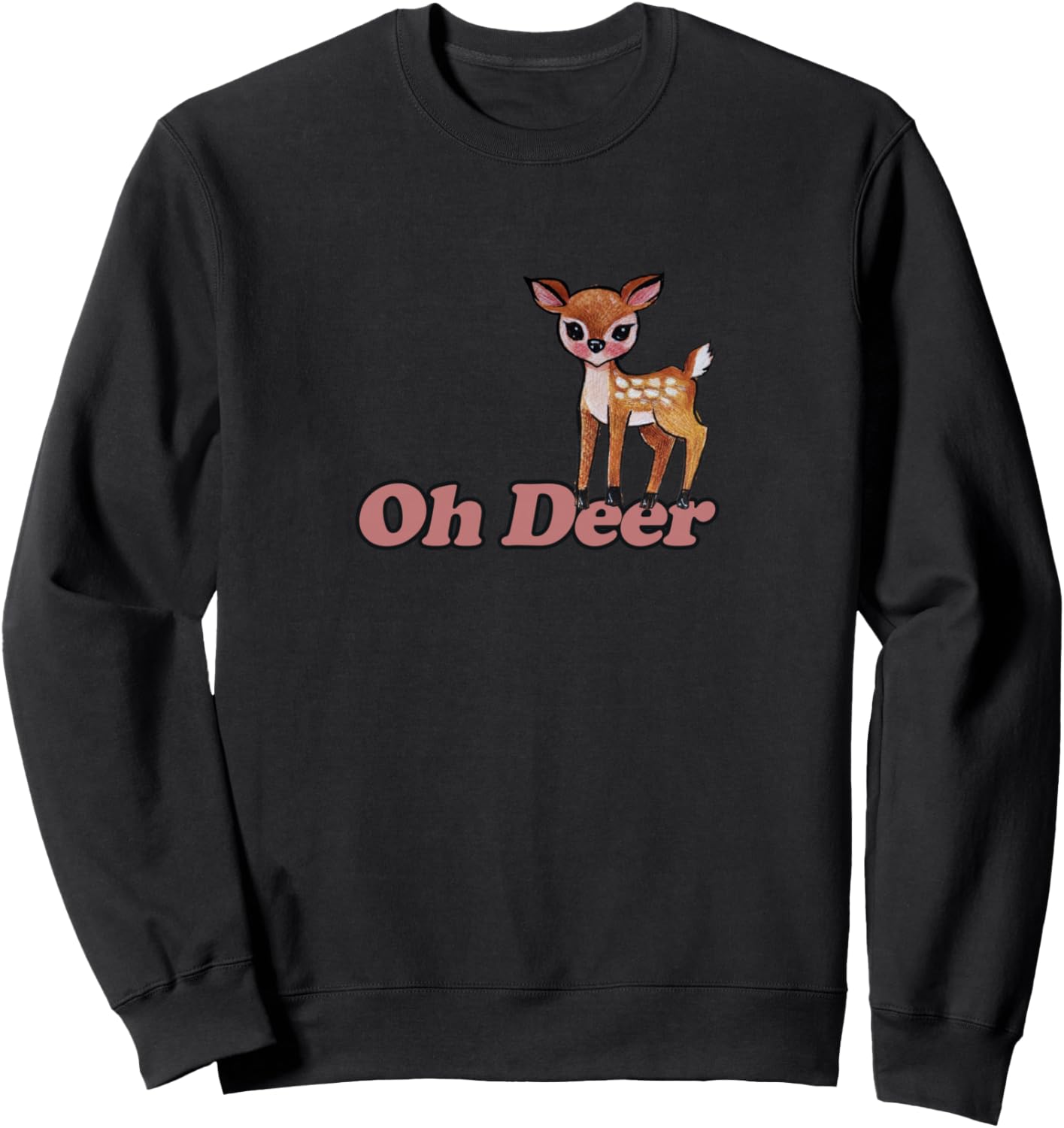 Толстовка с изображением милого олененка и оленя для любителей природы Floral Deer Lovers Snugg, черный
Толстовка с изображением милого олененка и оленя для любителей природы Floral Deer Lovers Snugg, черный