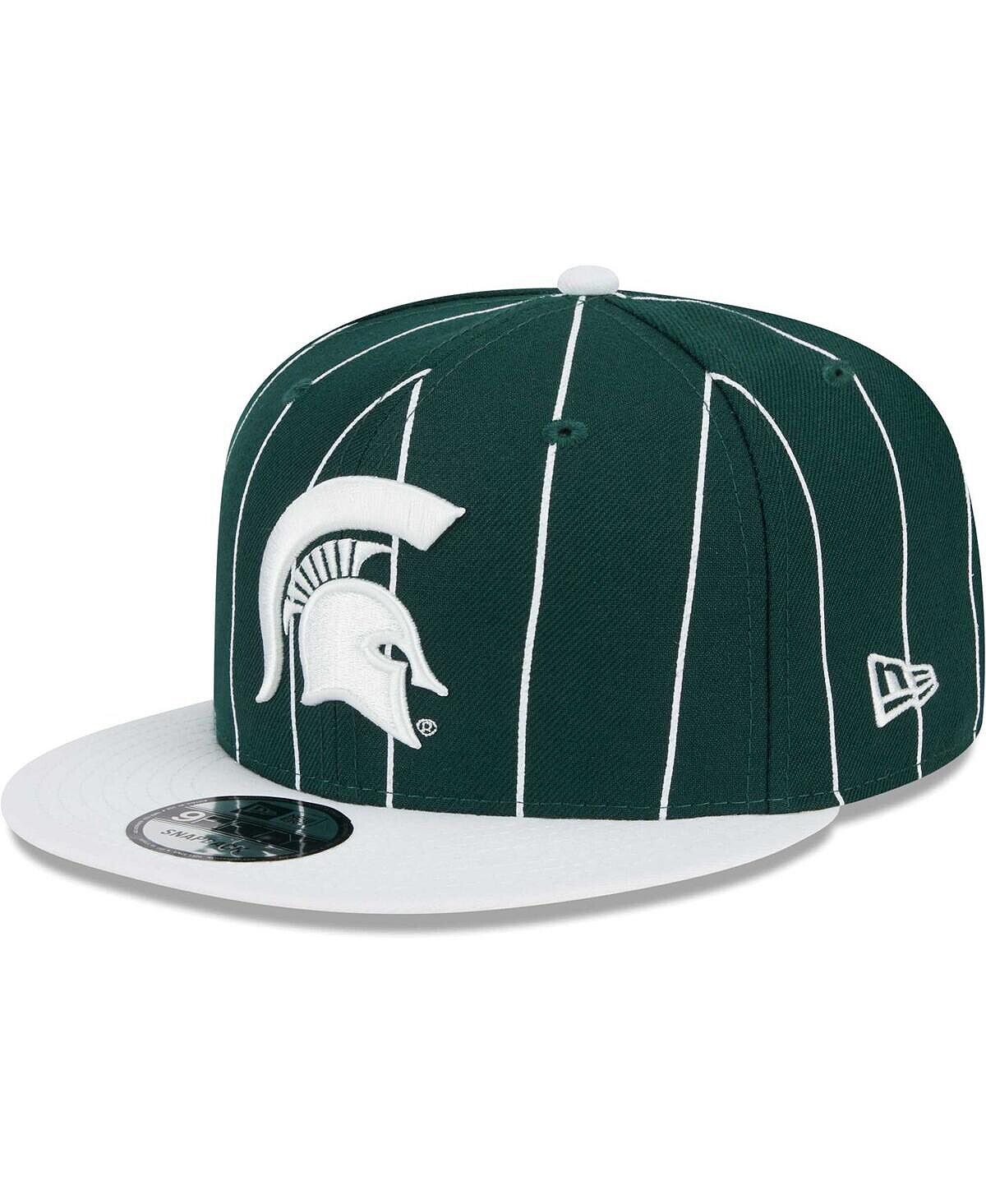 Мужская зелено-белая шляпа Snapback в винтажном стиле Michigan State Spartans 9FIFTY New Era
Мужская зелено-белая шляпа Snapback в винтажном стиле Michigan State Spartans 9FIFTY New Era