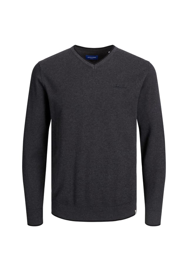 Вязаный свитер тонн пуловер v-образный вырез Jack & Jones, серый
Вязаный свитер тонн пуловер v-образный вырез Jack & Jones, серый