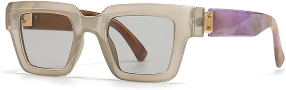 2027 Модные квадратные солнцезащитные очки для женщин, винтажные, конфетного цвета, прозрачные, градиентные, мужские панк-солнцезащитные очки MTZJH, Champagne Light Grey
2027 Модные квадратные солнцезащитные очки для женщин, винтажные, конфетного цвета, прозрачные, градиентные, мужские панк-солнцезащитные очки MTZJH, Champagne Light Grey