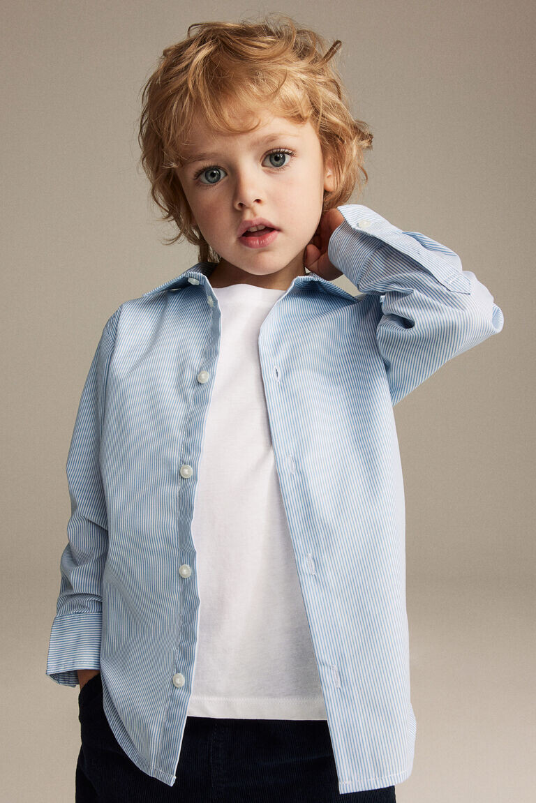 Рубашка, которую легко гладить H&M, синий
Рубашка, которую легко гладить H&M, синий