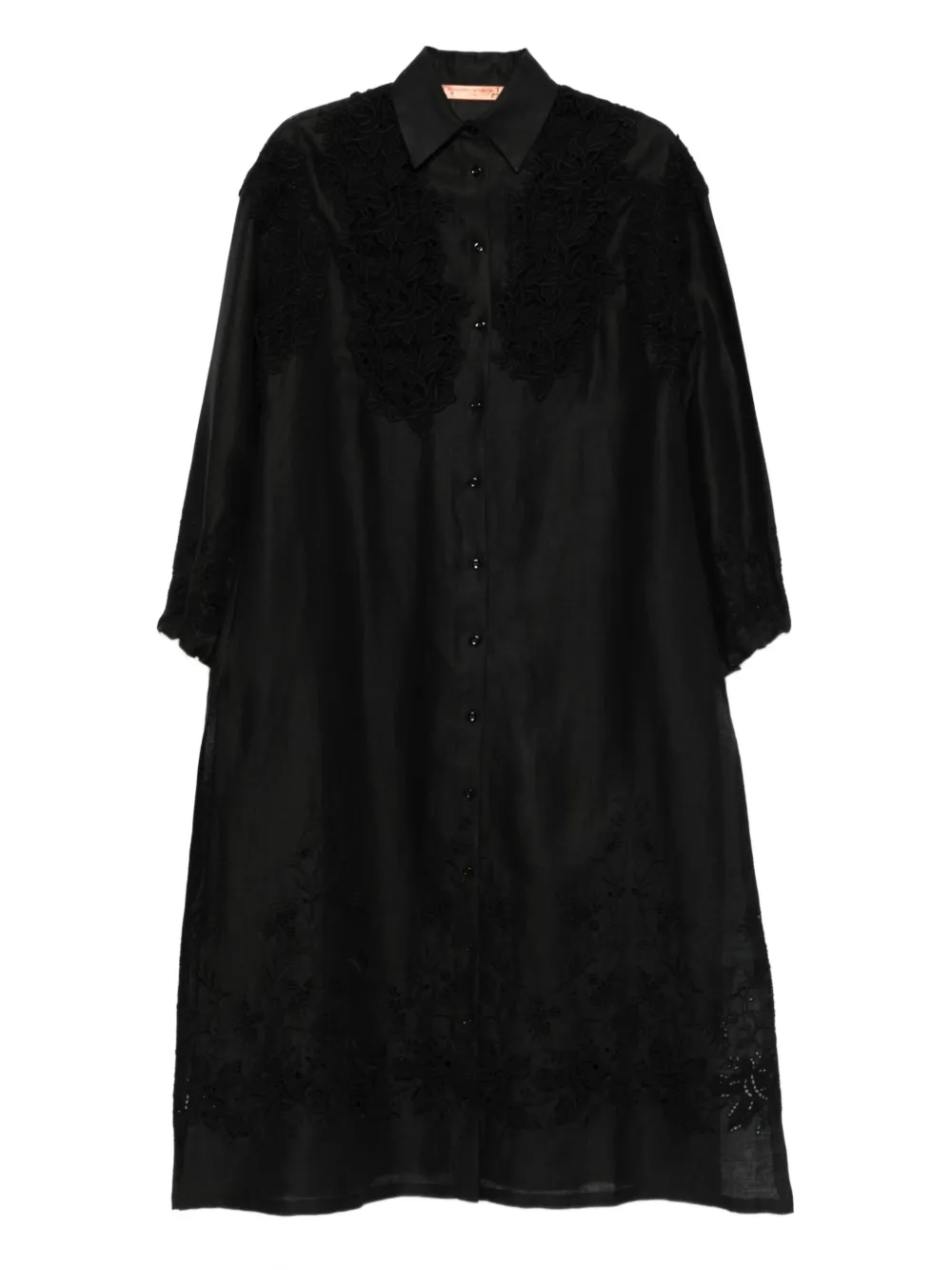 Рубашка с вышивкой Ermanno Scervino, черный
Рубашка с вышивкой Ermanno Scervino, черный