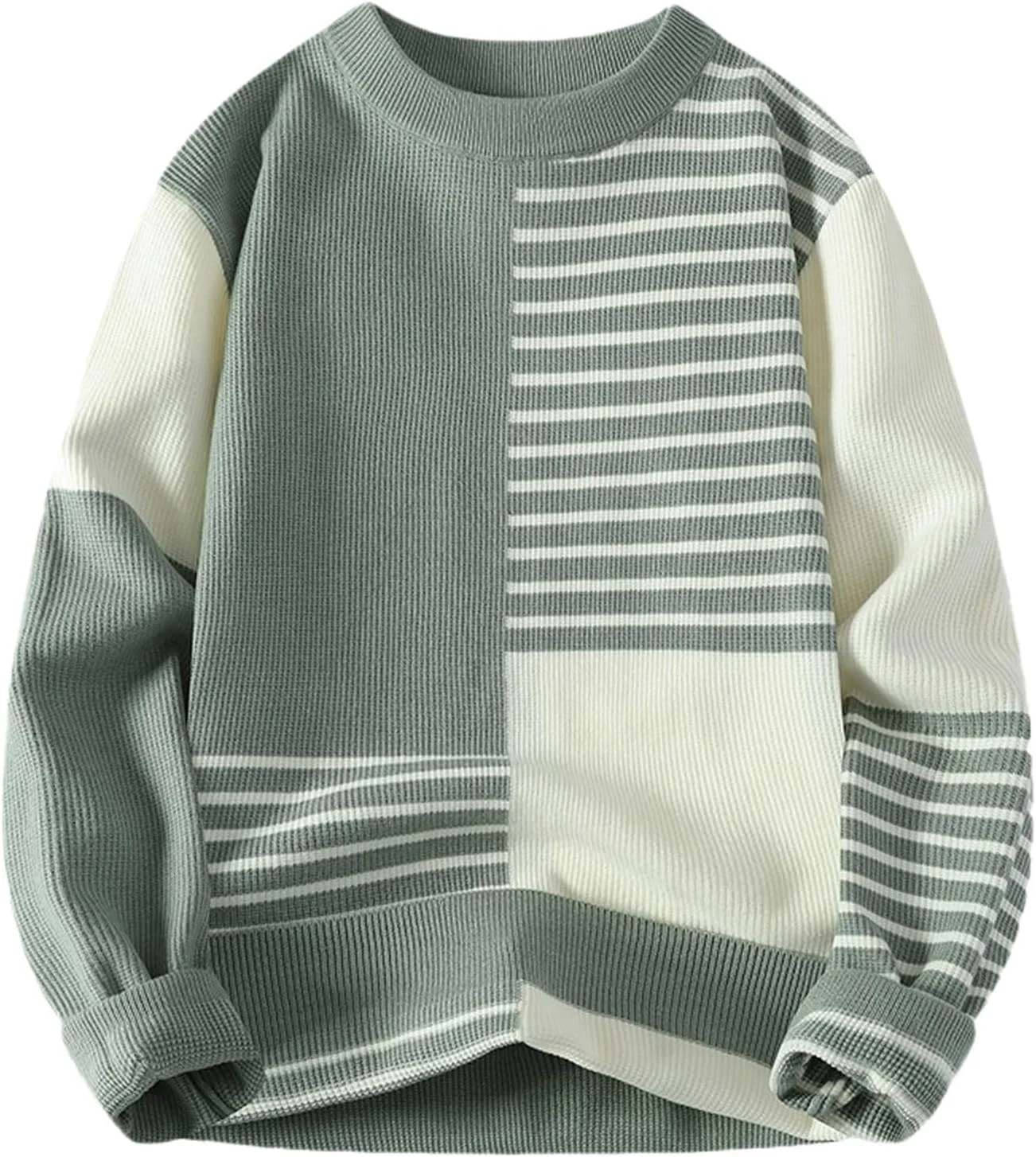 Мужской оверсайз свитер в полоску
Мужской оверсайз свитер в полоску