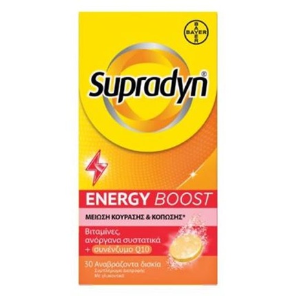 Supradyn Energy Boost пищевая добавка для энергии 30 шипучих таблеток Bayer
Supradyn Energy Boost пищевая добавка для энергии 30 шипучих таблеток Bayer