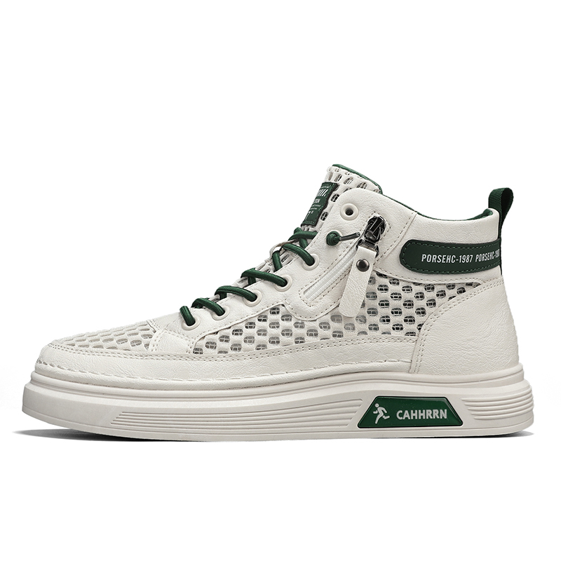 Дышащие мидтоп скейтборд кроссовки мужские CAHHRRN, бежево-зеленый
Дышащие мидтоп скейтборд кроссовки мужские CAHHRRN, бежево-зеленый