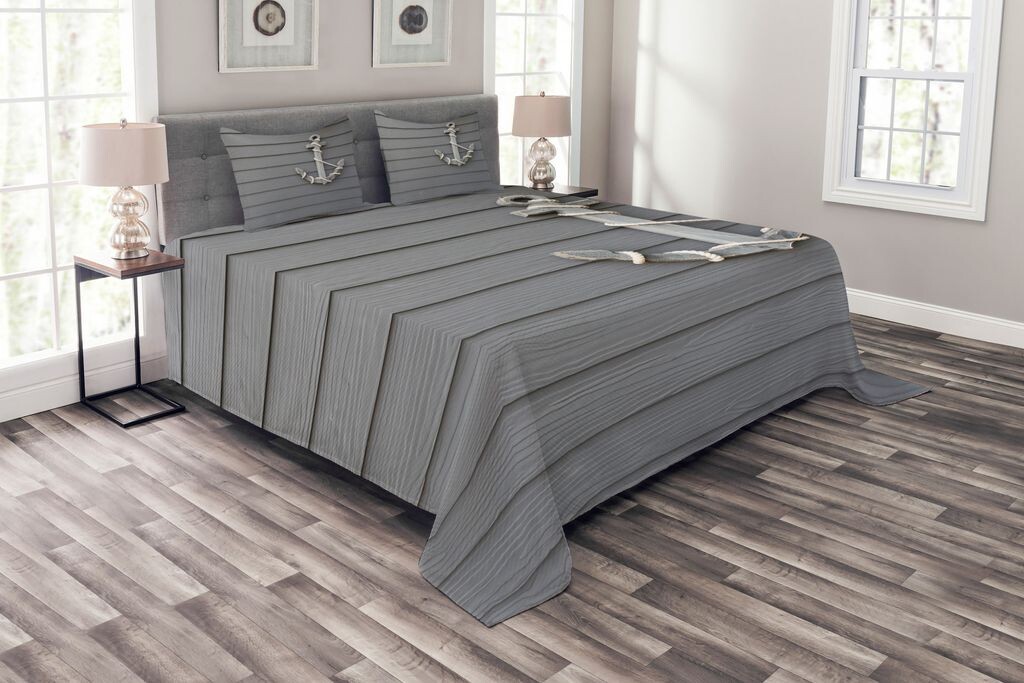 Комплект покрывала ABAKUHAUS Anchor, Antique Wall Navy Natural, комплект с моющимися наволочками, для односпальных кроватей 220 x 220 см, серый
Комплект покрывала ABAKUHAUS Anchor, Antique Wall Navy Natural, комплект с моющимися наволочками, для односпальных кроватей 220 x 220 см, серый