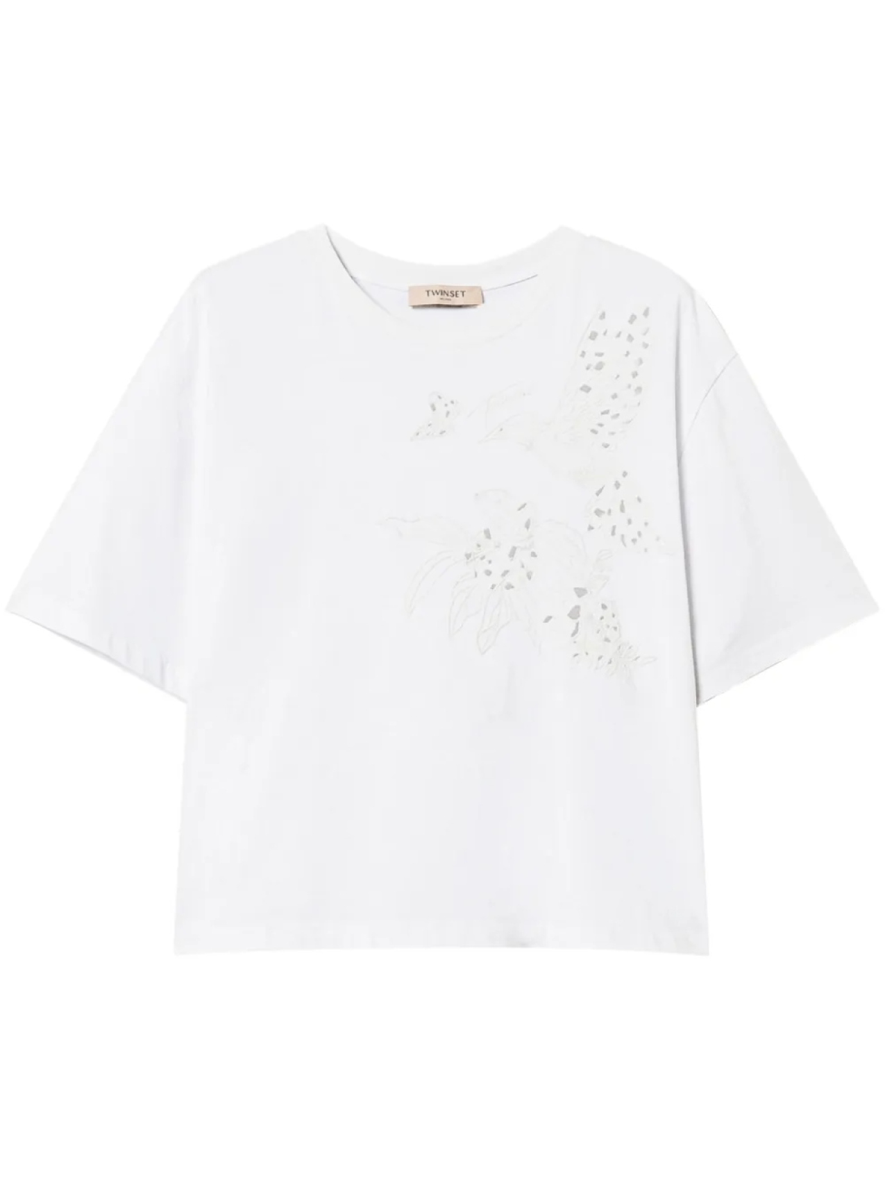 Футболка с вышивкой TWINSET, белый
Футболка с вышивкой TWINSET, белый