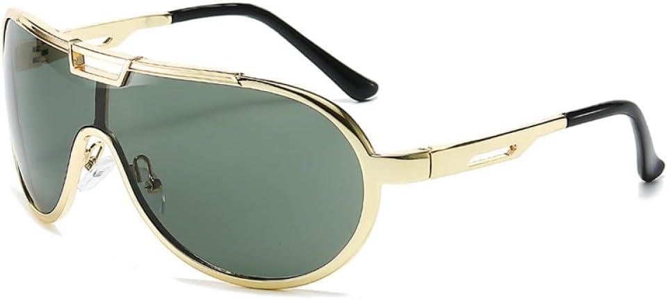 Мужские солнцезащитные очки с увеличенными металлическими двойными перемычками, модные цельные очки для женщин, градиентные линзы, защита от УФ-излучения UV400 MTZJH, One Color
Мужские солнцезащитные очки с увеличенными металлическими двойными перемычками, модные цельные очки для женщин, градиентные линзы, защита от УФ-излучения UV400 MTZJH, One Color