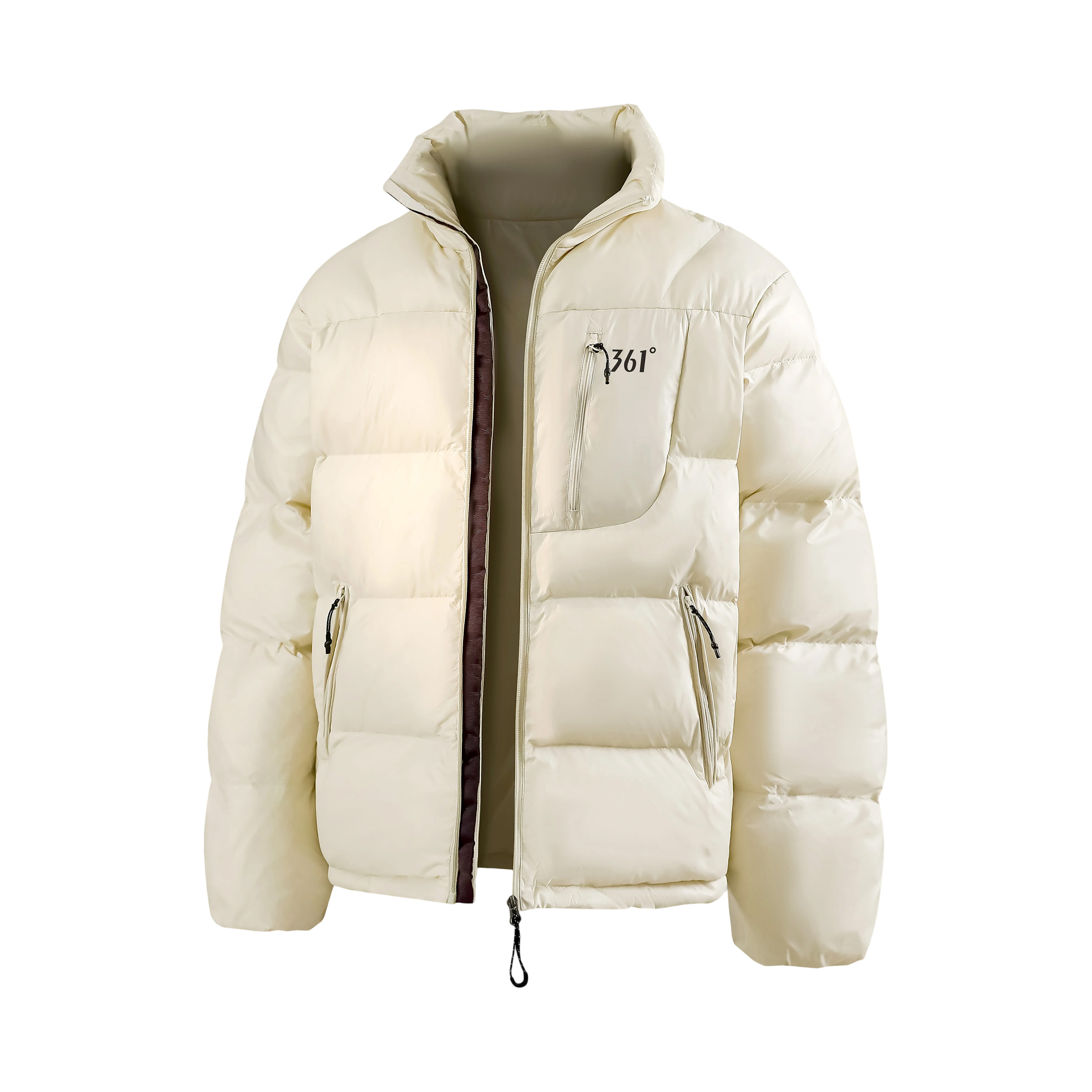 361° Пуховик Unisex Sand Brown White Stand Collar утепленный
361° Пуховик Unisex Sand Brown White Stand Collar утепленный