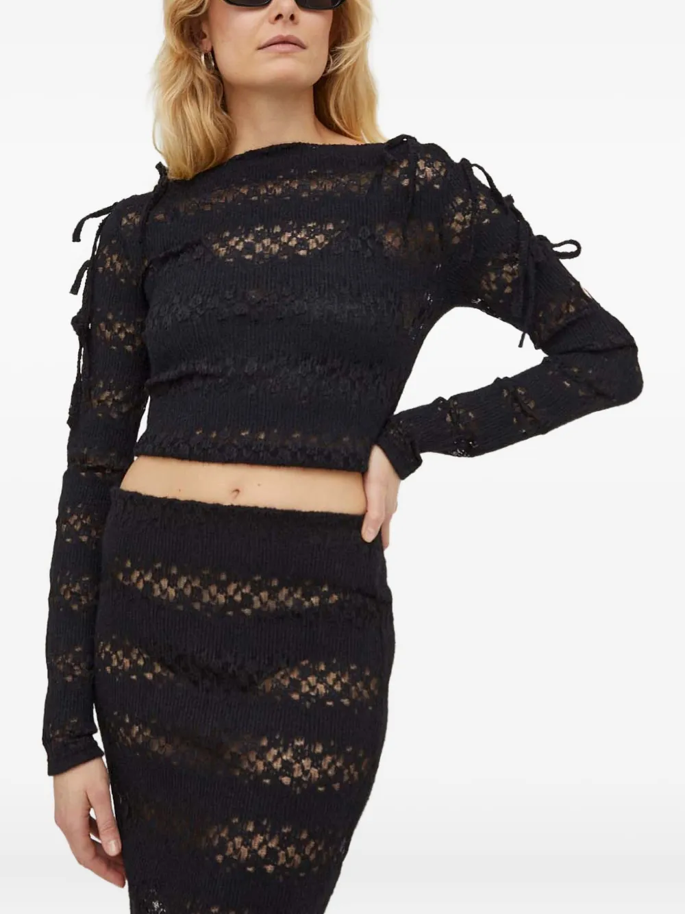 Топ с завязками Won Hundred, черный
Топ с завязками Won Hundred, черный