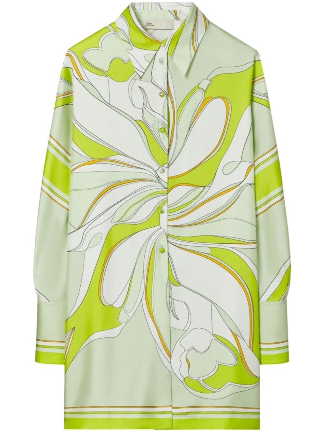 Tory Burch шелковая рубашка с цветочным принтом, нейтральный цвет
Tory Burch шелковая рубашка с цветочным принтом, нейтральный цвет