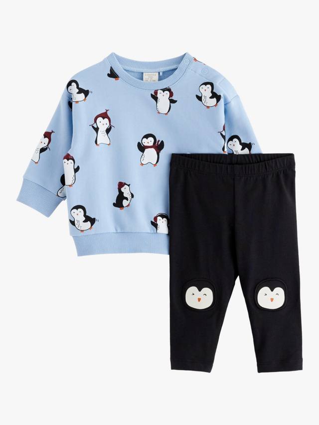 Пингвин джемпер и леггинсы комплект Lindex, светло-синий
Пингвин джемпер и леггинсы комплект Lindex, светло-синий