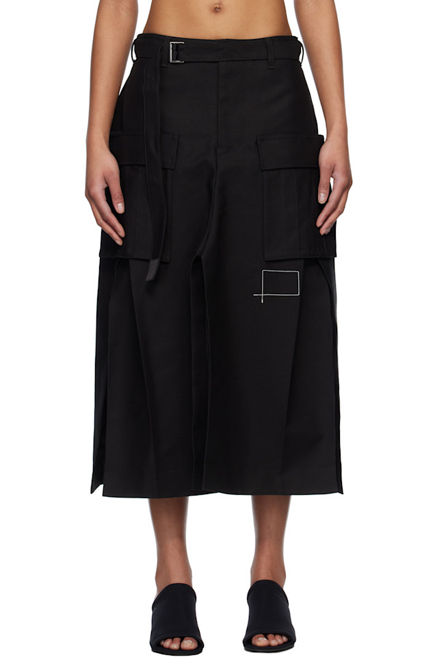 Юбка миди из хлопкового атласа Wtaps edition Sacai, черный
Юбка миди из хлопкового атласа Wtaps edition Sacai, черный