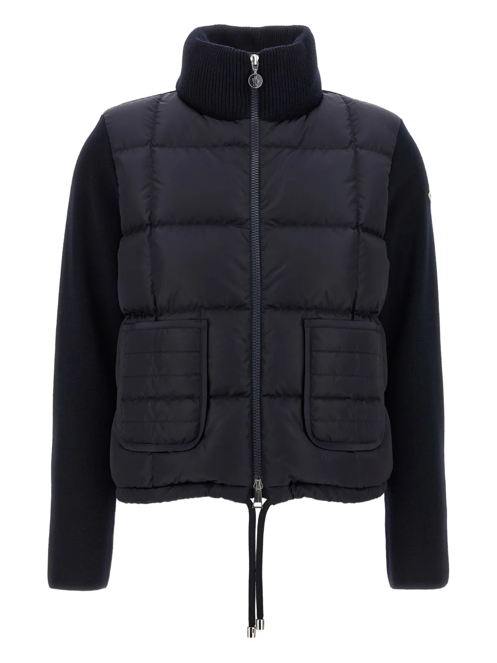 Пуховик с вязаными вставками MONCLER, синий
Пуховик с вязаными вставками MONCLER, синий