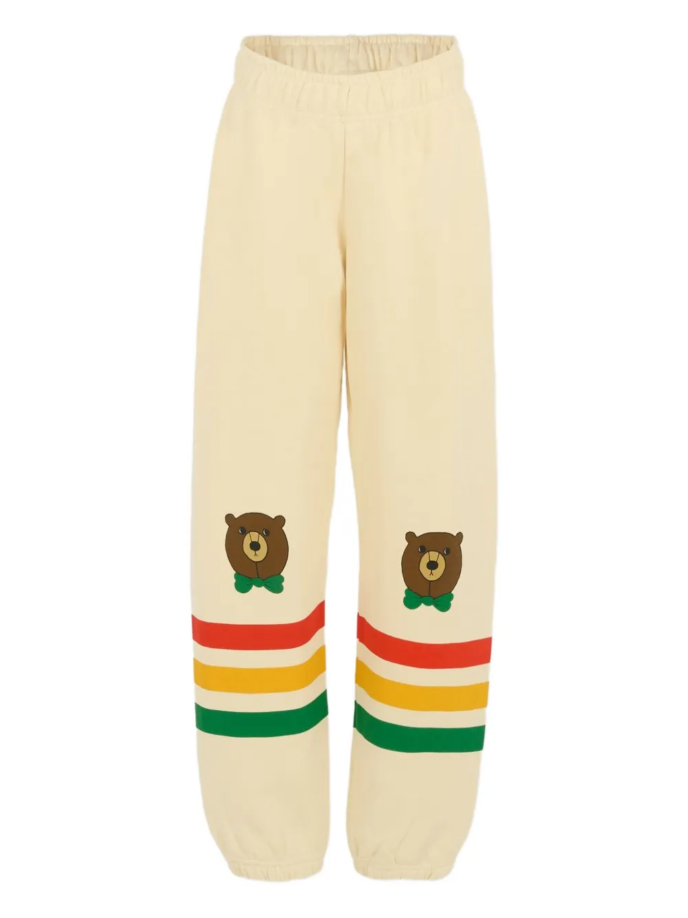 Полосатые брюки с вышивкой в виде медвежонка Mini Rodini, нейтральный
Полосатые брюки с вышивкой в виде медвежонка Mini Rodini, нейтральный