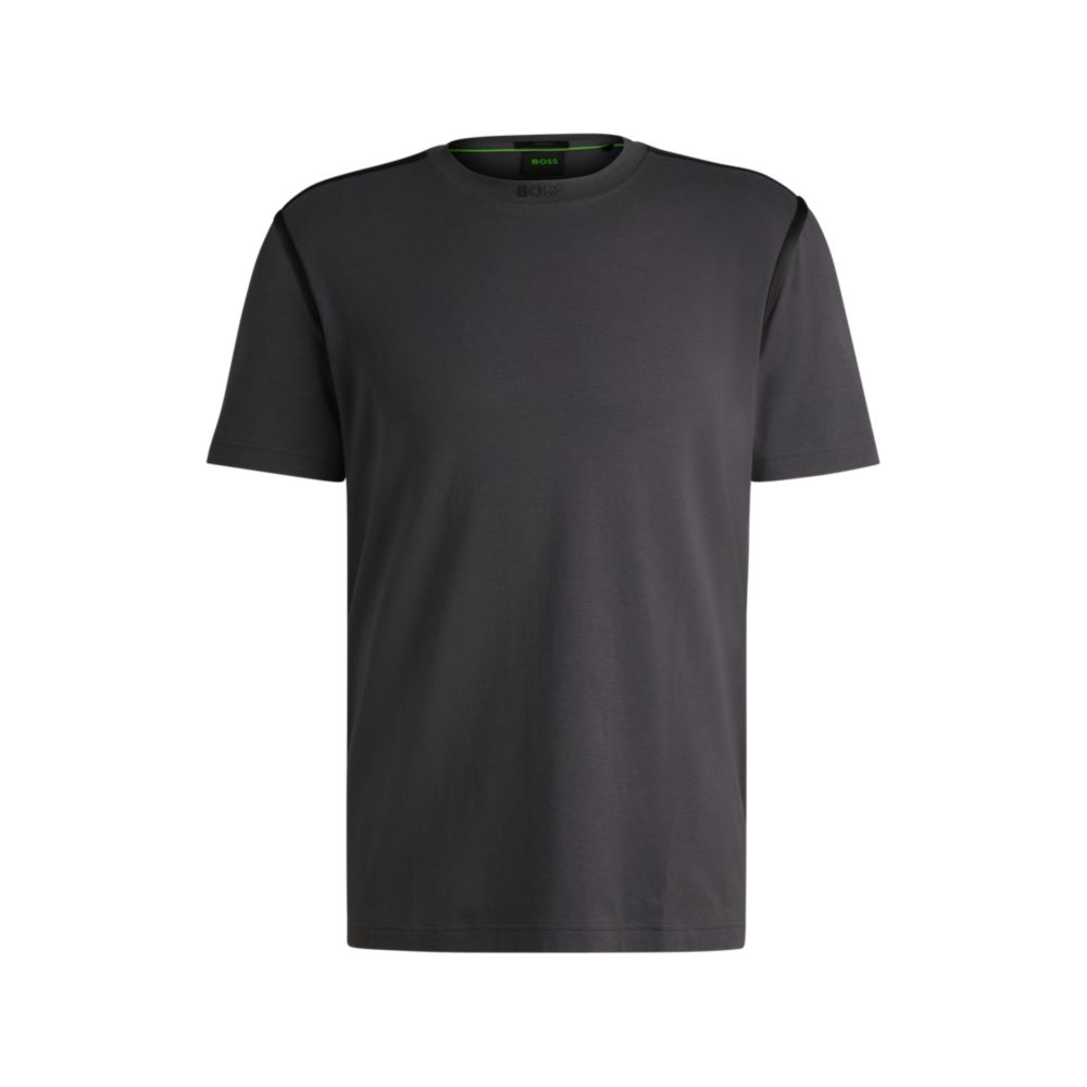 Футболка из эластичного хлопка с отделкой тесьмой BOSS, темно-серый
Футболка из эластичного хлопка с отделкой тесьмой BOSS, темно-серый