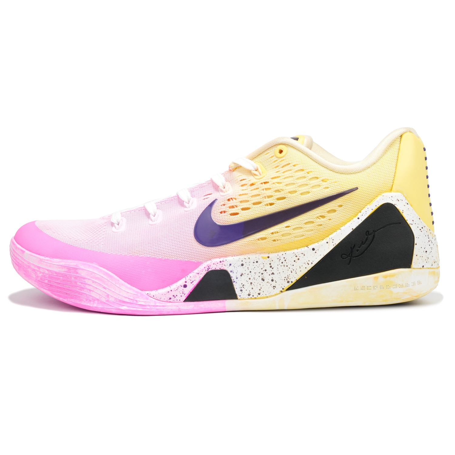 Nike Кроссовки для баскетбола Kobe 9 низкие, амортизация, износостойкие, унисекс, розовые и желтые
Nike Кроссовки для баскетбола Kobe 9 низкие, амортизация, износостойкие, унисекс, розовые и желтые