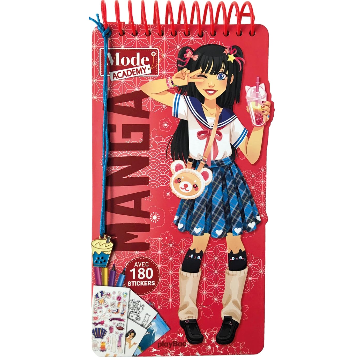Carnet créatif Mode Academy Manga (avec un bracelet): Avec 180 stickers (PLAY BAC)
Carnet créatif Mode Academy Manga (avec un bracelet): Avec 180 stickers (PLAY BAC)