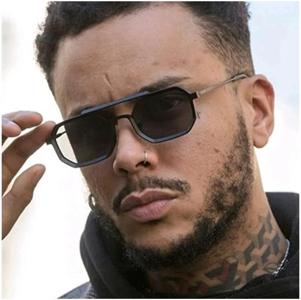 Солнцезащитные очки Polygon Punk для мужчин и женщин, винтажные, металлические, в стиле стимпанк, с защитой от ультрафиолета UV400 LANGSER, Black Ab Lenses
Солнцезащитные очки Polygon Punk для мужчин и женщин, винтажные, металлические, в стиле стимпанк, с защитой от ультрафиолета UV400 LANGSER, Black Ab Lenses