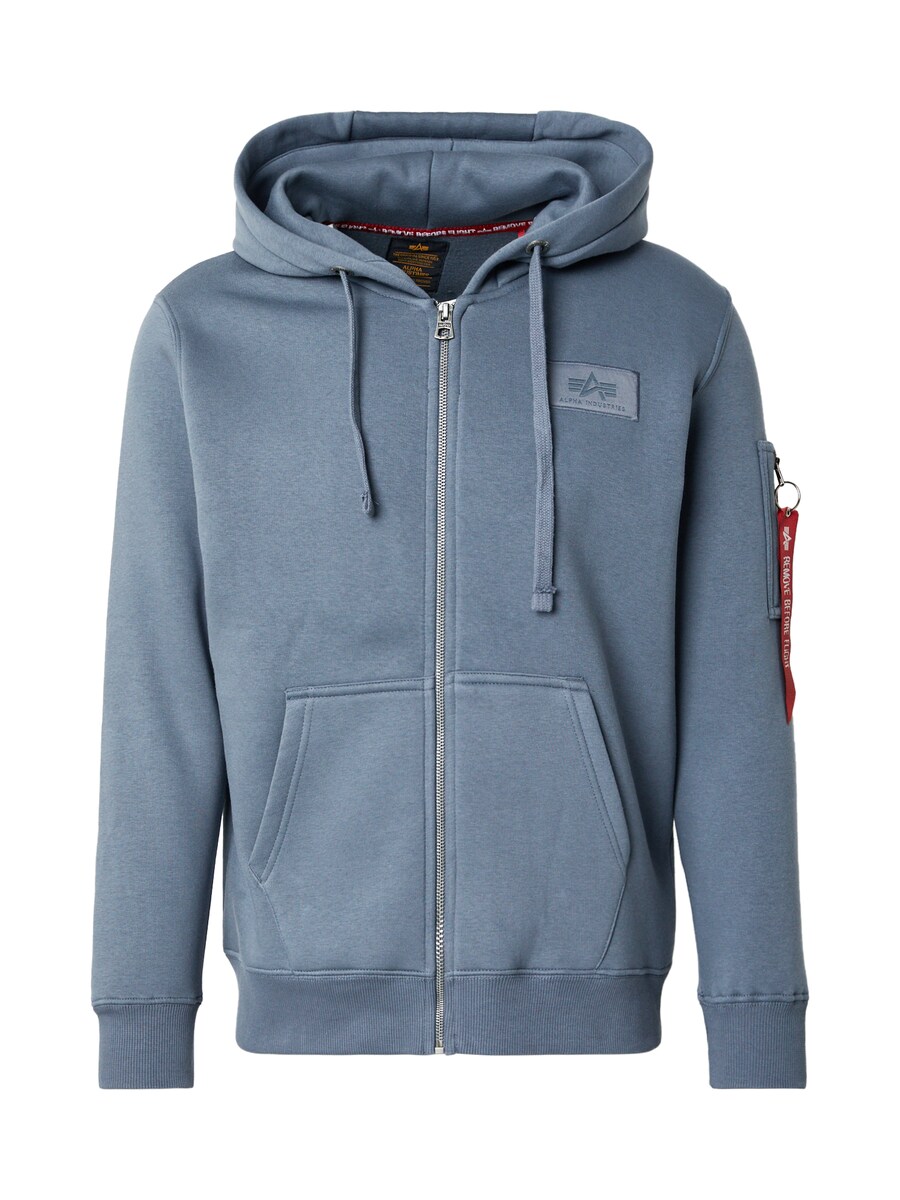 Худи с капюшоном на молнии ALPHA INDUSTRIES, Dusty blue
Худи с капюшоном на молнии ALPHA INDUSTRIES, Dusty blue