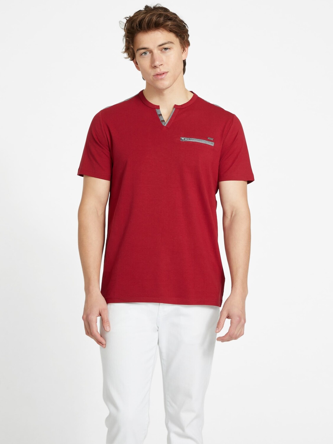 Футболка Mason с карманом на пуговицах на пуговицах Guess Factory, цвет Beet Juice Red
Футболка Mason с карманом на пуговицах на пуговицах Guess Factory, цвет Beet Juice Red