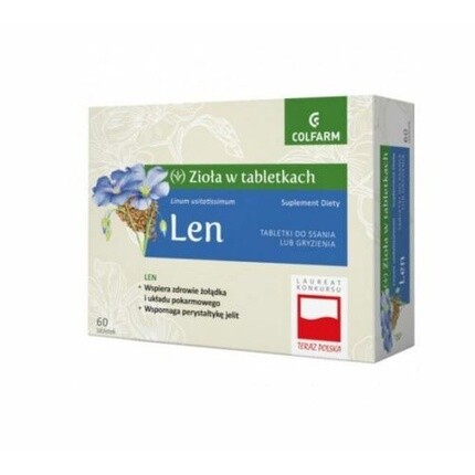 Flachs 60 пастилок поддерживает работу желудка и пищеварительной системы, Colfarm
Flachs 60 пастилок поддерживает работу желудка и пищеварительной системы, Colfarm